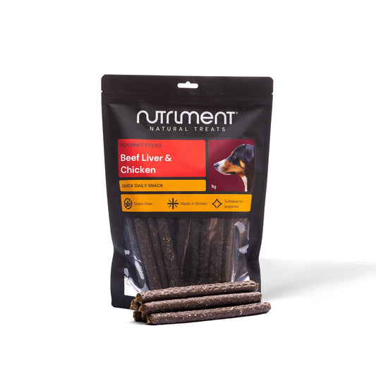 Nutriment Beef Liver & Chicken Gourmet Sticks "Long Sausages"