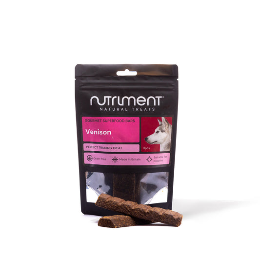 Nutriment Gourmet Venison Superfood Bars