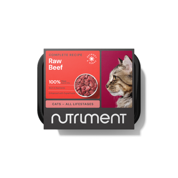 Beef Dinner for Cats 175g - Raw Cat Food | Nutriment Raw – Nutriment Trade