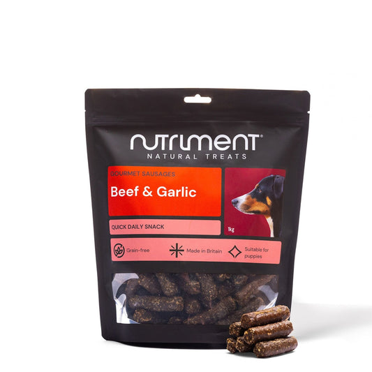 Nutriment Beef & Garlic Gourmet Sausages