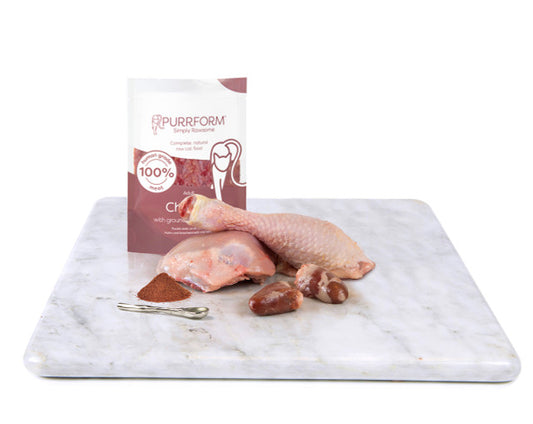 Purrform Chicken & Ground Bone with Heart