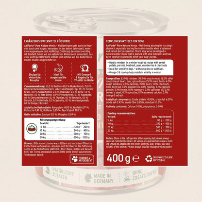 Aniforte PureNature Reindeer Wet Food