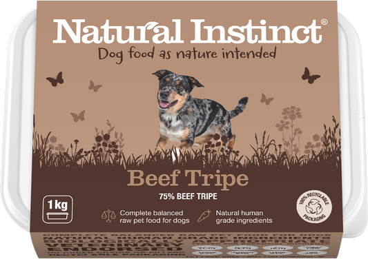 Natural Instinct Natural Beef Tripe 1kg
