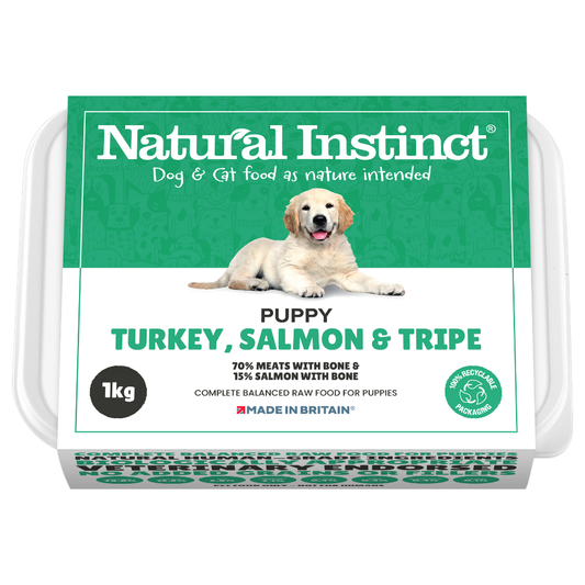Natural Instinct Puppy (Turkey, Salmon & Tripe) 1kg