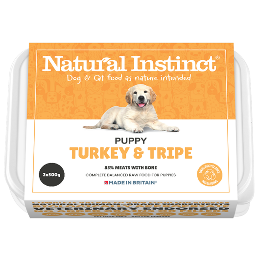 Natural Instinct Puppy (Turkey & Tripe) 2x500g