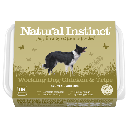 Natural Instinct Working Dog Chicken & Tripe 1kg
