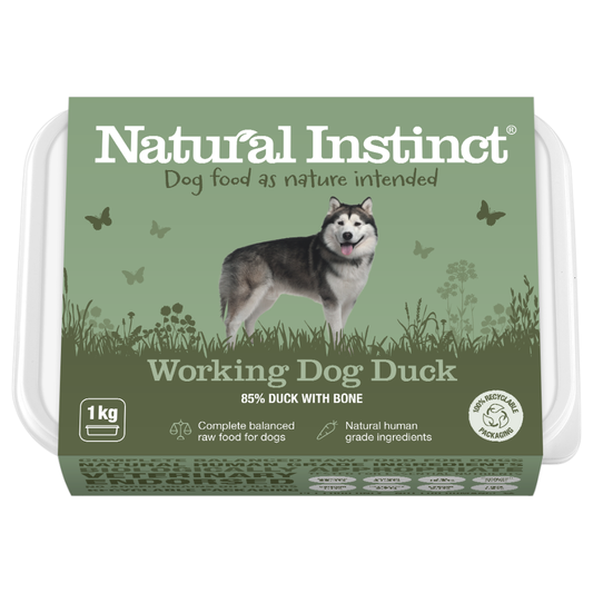 Natural Instinct Working Dog Duck 1kg