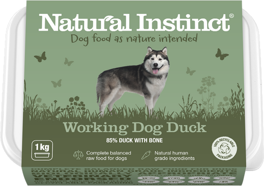 Natural Instinct Working Dog Duck 1kg
