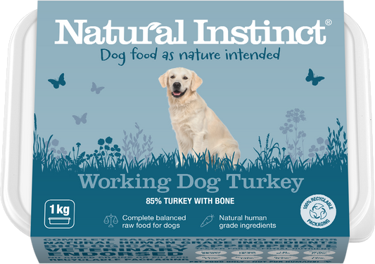 Natural Instinct Working Dog Turkey 1kg