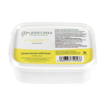 Purrform Chicken Breast with Heart 250g