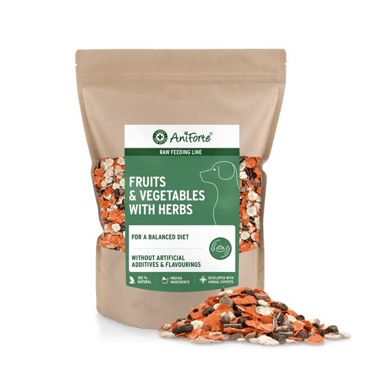 AniForteÂ® Fruit & Vegetable Flakes with Herbs - AniForte UK