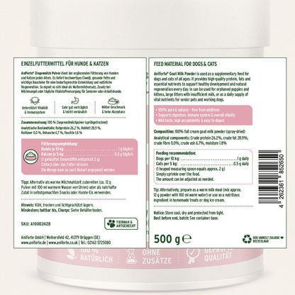 AniForte® Goat Milk Powder 500g - AniForte UK