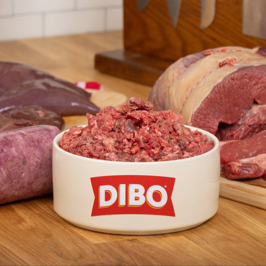 DIBO 80/10/10 Beef Mix Chubb 454g