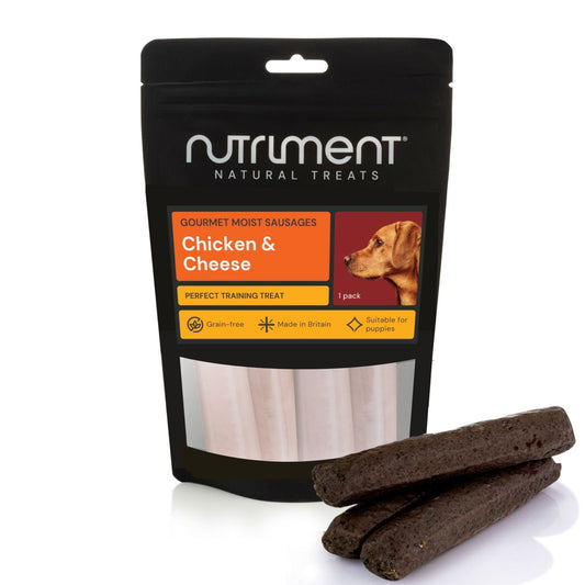 Nutriment Chicken & Cheese Gourmet Moist Sausages