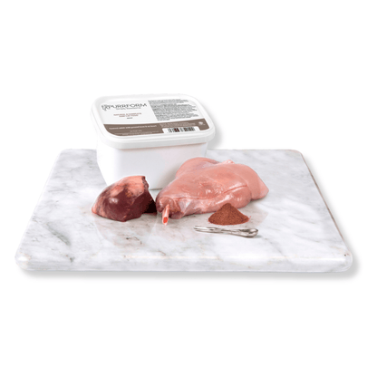 Purrform Farmed Rabbit with Ground Bone & Ox Heart 450g