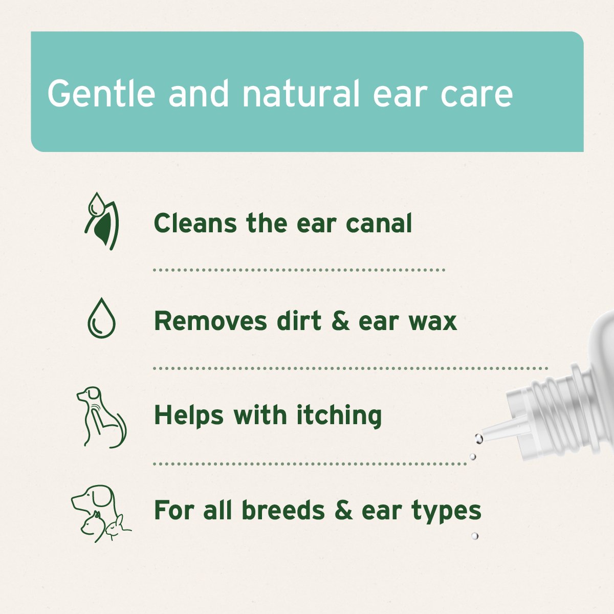 Natural Vet Ear Cleaner - Soothing Camomile - 250ml - AniForte UK
