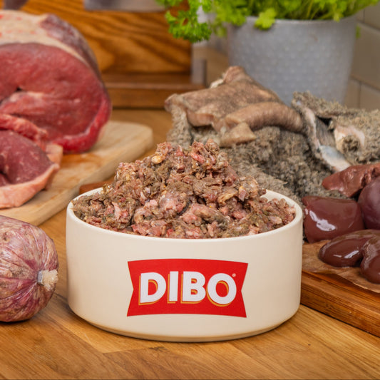 DIBO 80/10/10 Beef & Tripe Mix Chubb 454g