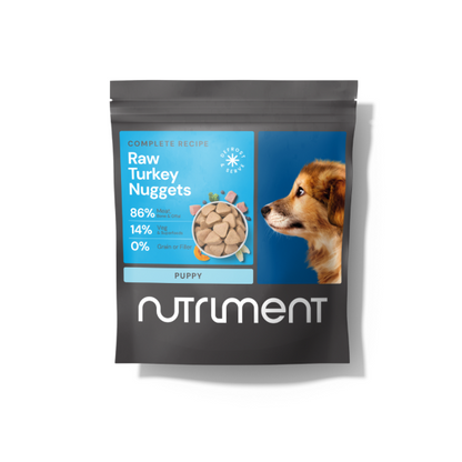 Raw Turkey Nuggets for Puppies 1kg