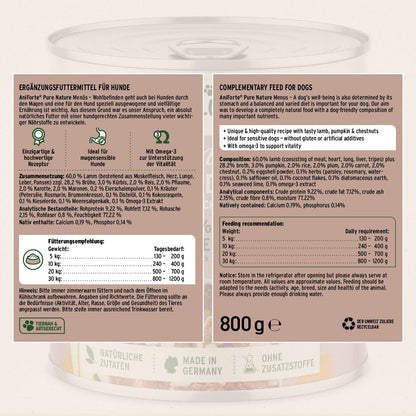 PureNature Farms Lamb - Wet Food for Dogs - AniForte UK
