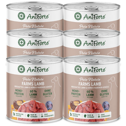 PureNature Farms Lamb - Wet Food for Dogs - AniForte UK