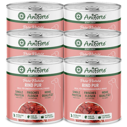 PureNature Pure Beef - Wet food for Dogs - AniForte UK