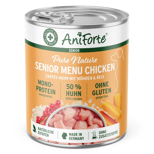 Aniforte PureNature Senior Chicken  - Wet food for Senior Dogs 400g