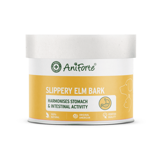 Slippery Elm Bark Powder - Supports Digestion and Healthy Gastric Mucosa - AniForte UK