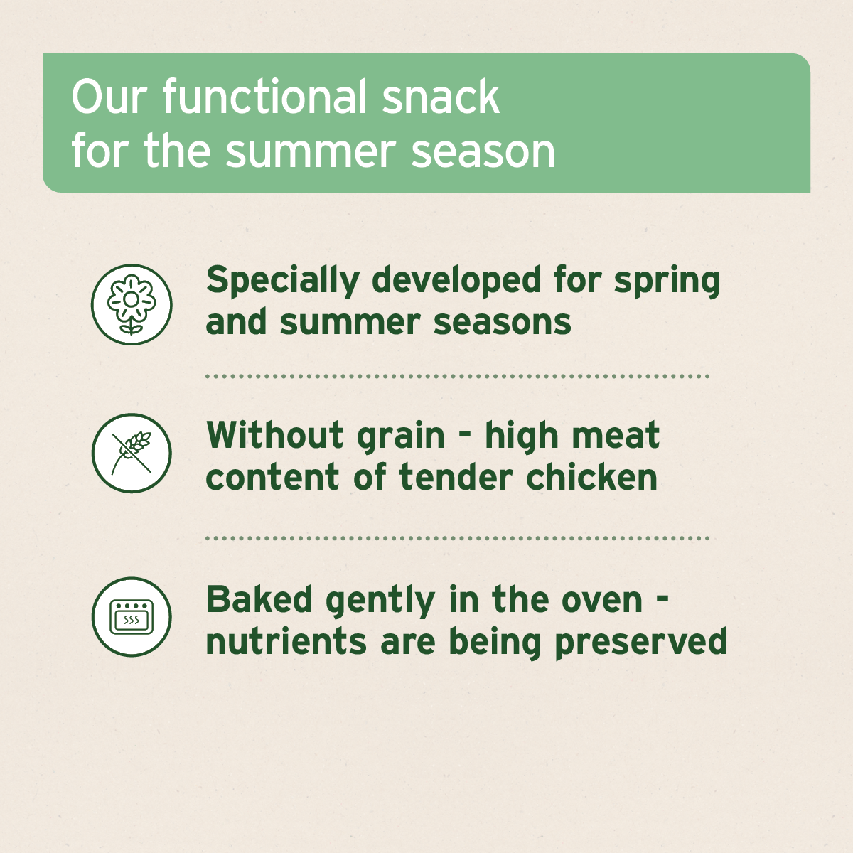 Summer Season Snacks 300g - AniForte UK